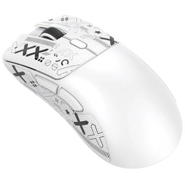 Imagem de Mouse Gamer ATTACK SHARK R1 Branco Sem Fio 18000 DPI Sensor PAW3311 RGB Recarregável – Alta Precisão e Design Ergonômico (R1 - Branco)