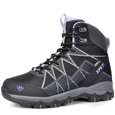 Imagem de XPETI Bota feminina Infinity Mid Light para caminhada, Preto, 39