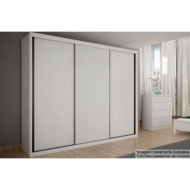 Imagem de Guarda Roupa Casal 3 Portas De Correr E 6 Gavetas Paradizzo/palazzo Neve - Novo Horizonte