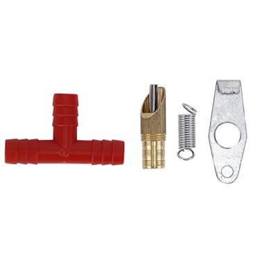 Imagem de ZJchao Alimentador de Coelho, Coelho Dribante do Bebedor de água Plástico e Design Removível de Cobre Com Conectores de Tee para Pequenos Roedores, como e Furões