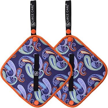 Imagem de CIRCE CARE Pano de xixi: Pano de xixi com infusão de prata para mulheres que fazem xixi ao ar livre, lenços absorventes reutilizáveis, papel higiênico, solução de urina feminina para acampamento, caminhadas (2 peças Fiesta)