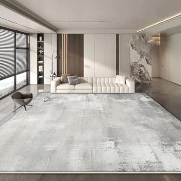 Imagem de Tapete abstrato grande para sala de estar, minimalista, decoração para casa, tapete macio para quarto, sala de estar, tapete dobrável para chão (180 x 250 cm / CX005-Flannel-2)