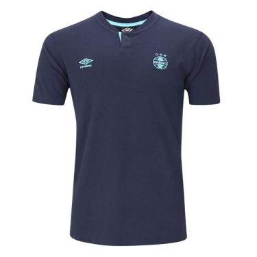 Imagem de Camisa Polo Umbro Grêmio Viagem 2024/25 Masculina - Marinho 2GG-Masculino