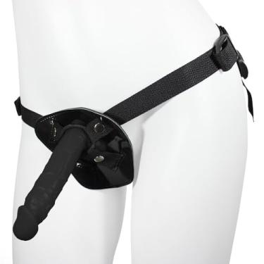 Imagem de Cinta Peniana Ajustável com Pênis Realístico Hermes 16 x 3,5cm Preto