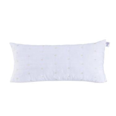 Imagem de Almofada Rolinho Com Enchimento Urbany Hipercal 400 Fios 100% Poliéster - Branco