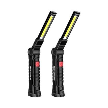 Imagem de Lanterna UV LED 395nm Recarregável Por USB, Lâmpada Dobrável Com Ganch