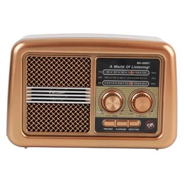 Imagem de RiToEasysports Rádio Portátil Am Fm, Rádio Sw de Banda Completa Com Bateria Abs Com Antena Retrátil de Alto-falante Bluetooth para Casa Ao Ar Livre (plugue da ue)