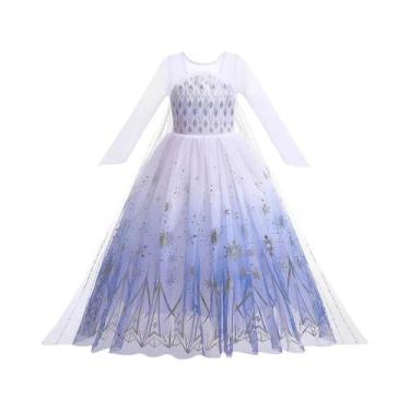 Imagem de Vestidos de Festa Frozen 2 - Anna e Elsa para Meninas - Halloween, 9-1