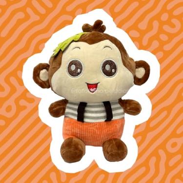Imagem de Macaco de Pelúcia, toque macio, presente, ursinho de pelúcia