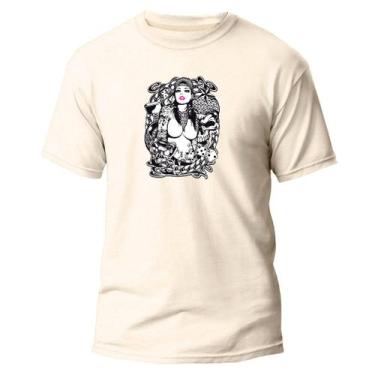 Imagem de Camiseta Básica Algodão Premium Estampa Digital Tatoada DTF - Pavesi, 