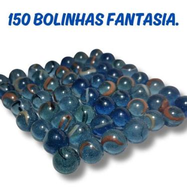 Imagem de 150 Bolinhas Gude Bola Esfera Vidro Burca Fubeca Fantasia Especial Col