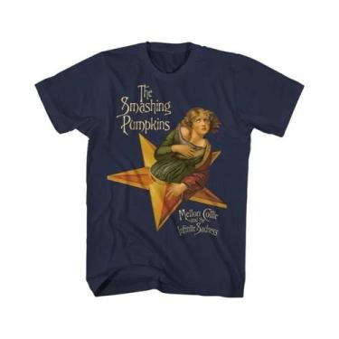 Imagem de Camiseta Unissex Clássica De Música Rock Smashing Pumpkins, Manga Curt