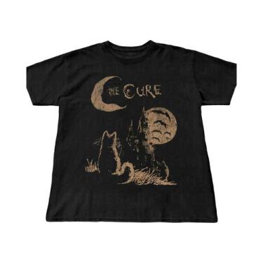 Imagem de Camiseta Unissex the Cure Cat Tee Dos Anos 90, Estilo Alt Indie Rock, 