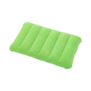Imagem de Travesseiro De Pescoço Inflável Portátil Para Viagens Ao Ar Livre, Via