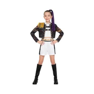 Imagem de Fantasia De Guerreira K-Pop Rumi Para Meninas, Conjunto De Fantasia Pa