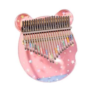 Imagem de Kalimba De Acrílico De 17 21 Teclas Para Iniciantes E Crianças, Instru