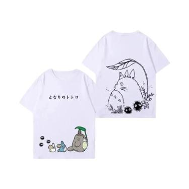 Imagem de Camiseta Infantil De Algodão Com Estampa Do Anime Totoro De Hayao Miya