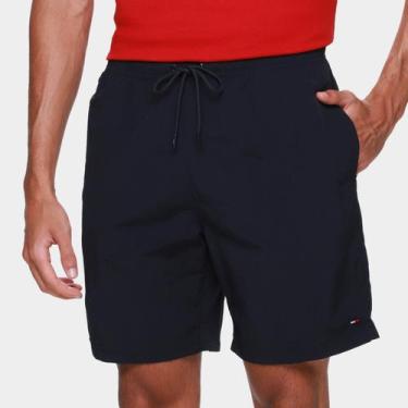 Imagem de Bermuda Tommy Hilfiger Casual Masculina, Marinho, P