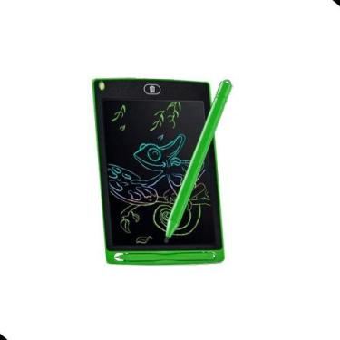 Imagem de Lousa Tablet LCD Mágico Desenho 10 Polegadas Médio - 9H, Verde