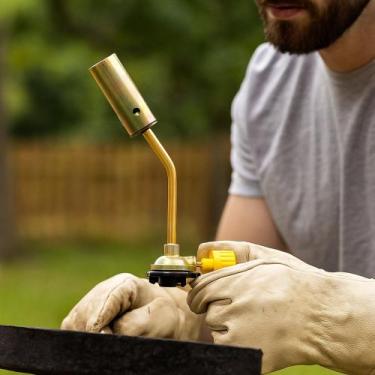 Imagem de Maçarico Portátil com Regulagem de Chama Brinquedo Ferramenta Compacta