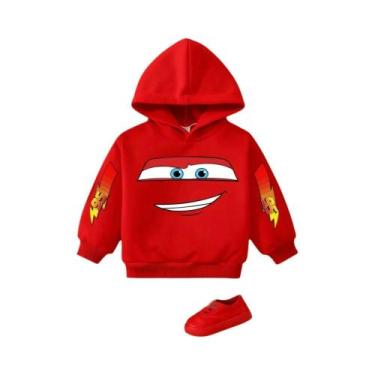 Imagem de Moletom Infantil Clássico Anime Car Story Para Meninos E Meninas De 3 