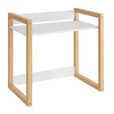 Imagem de Mesa Escrivaninha Infantil Zoe Branco Fosco - Moveisaqui