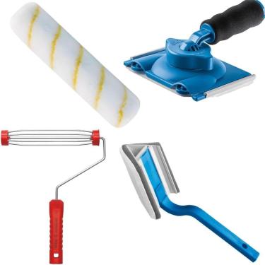 Imagem de Pad Pintura + Pad 90 + Suporte 23Cm + Rolo Antigota 23Cm