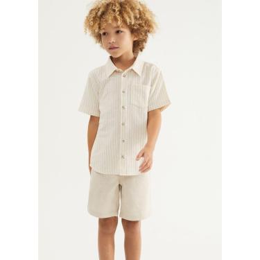 Imagem de Camisa Infantil Menino Fio Tinto Listrada-Masculino