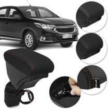 Imagem de Apoio De Braço Cobat sintético Preto Com Costura Vermelha