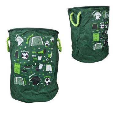 Imagem de Cesto Organizador Infatil Estampas Variadas Nina 35x45cm Cor:Futebol -