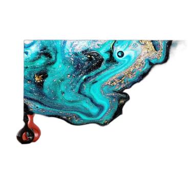 Imagem de Papel De Parede 3D Estilo Marmore Tintas Cores 3,5M Mbr106