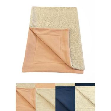 Imagem de coberdron para bebe antialergico c toque macio sherpa infantil masculi