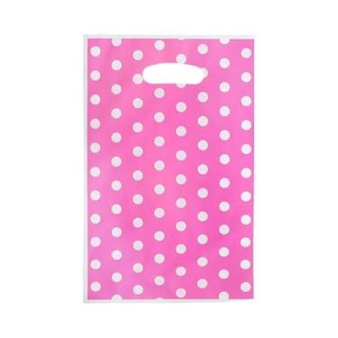 Imagem de Sacolas Plásticas De Bolinhas 20un. Lembrancinhas De Aniversário Infan