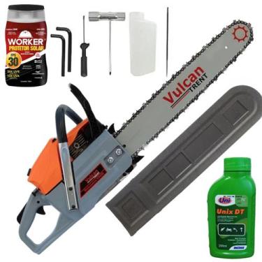 Imagem de Motosserra Potente Uso Intenso para Usar No Sitio 62CC 4HP Sabre 50cm 