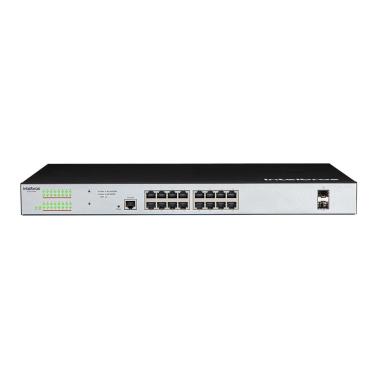 Imagem de Switch 16 portas Gerenciável  SG 1602 Poe Max 4760064 Intelbras