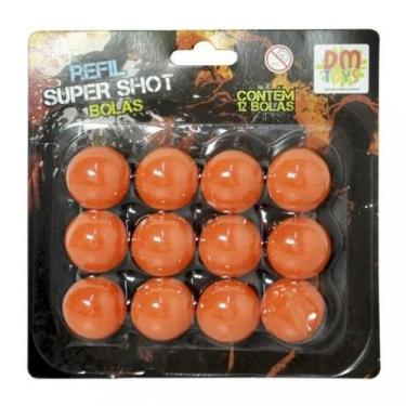 Imagem de Refil 12 Bolas Super Shot Dm Toys, Unica