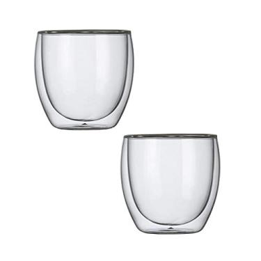 Imagem de Hot Cold Copo Vidro Conjunto 2 Peças Kenya Transparente 250Ml