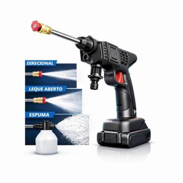 Imagem de Lavadora Portátil de Alta Pressão Recarregável com Jato Forte Ideal pa