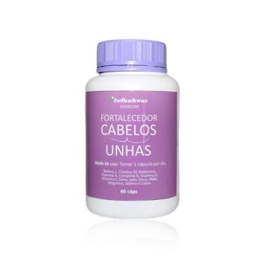 Imagem de Fortalecedor de Unhas e Cabelo - 60 Cápsulas - Belladona - Farmácia Be