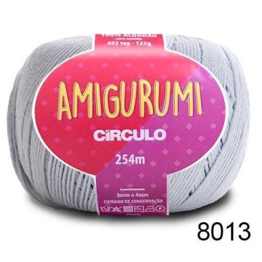 Imagem de Fio Amigurumi Círculo 125g Cor 8013 Glacial - 254 Metros