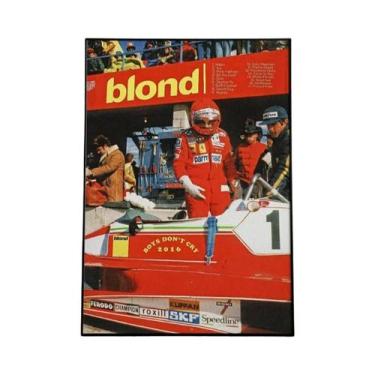 Imagem de Pôster Em Tela Do Álbum Blond Do Frank Ocean, Artista De Música Pop, D