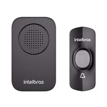 Imagem de Campainha Sem Fio Intelbras Com Bateria Cib 10 Preta Bivolt