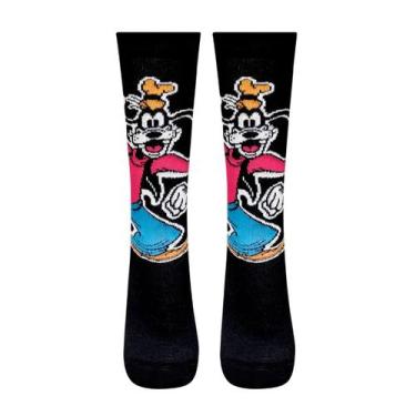 Imagem de Meia Infantil Personagens Disney Cano Longo Trifil Conforto Algodão, P