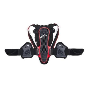 Imagem de Protetor Alpinestars Nucleon KR 3 Smoke Preto e Vermelho Tamanho:G, G
