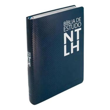 Imagem de Bíblia de Estudo NTLH material sintético Azul va Tradução na Li - Cong