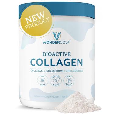 Imagem de Peptídeos de colágeno em pó WONDERCOW com colostro bovino 300g-Unissex
