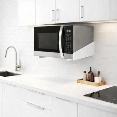 Imagem de Suporte De Parede Microondas Forno Bebedouro Até 30kg Branco - Congrat