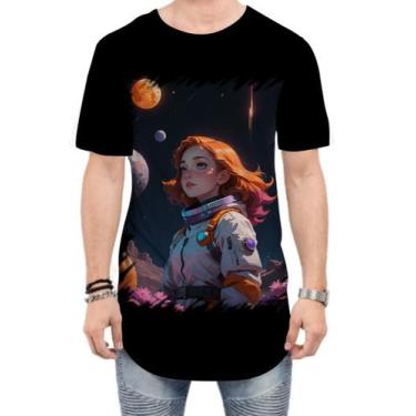 Imagem de Camiseta Longline Astronauta Dance Vaporwave 2 - Kasubeck Store®, G