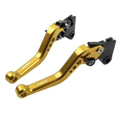 Imagem de Manete Esportivo Cg 125 150 160 Fan Freio Á Lona - Stark Race, Dourado