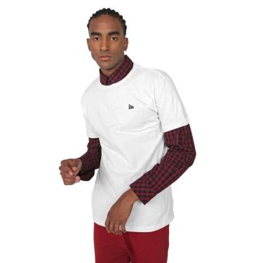 Imagem de Camiseta New Era Masculina Essentials Tri Branca-Masculino